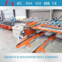 Automatic corrugated roof sheet roll forming machine