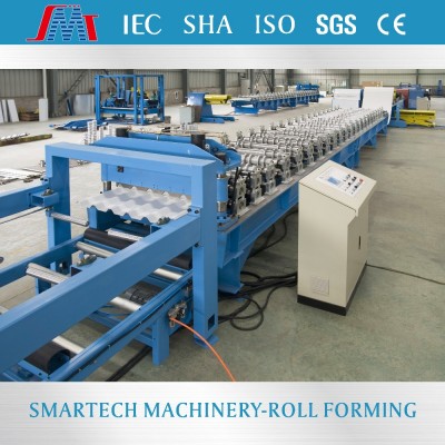 Facade aluminum metal roofing siding panel roll forming machine for Ukraine Market