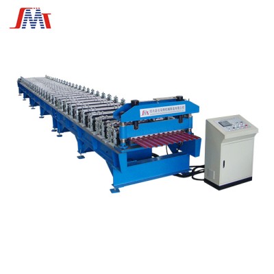 C21 Russian profile metal corrugated roofing cold roll forming machine