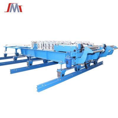 European standard transversely motor conveying sandwich panel siding roll forming machine for two profiles