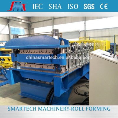 Double Layer metal roofing roll forming machine corrugated roof panel bending machine galvanized steel sheet roll