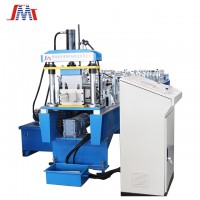 Color steel square rain gutter roll forming machine for house