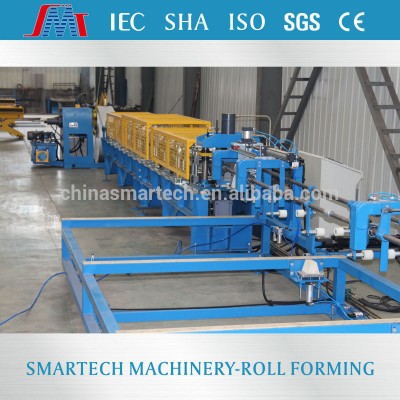 Hydralic cutting C/Z/U light gauge steel channel frame roll forming machine