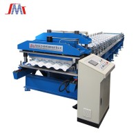 European Standard Big Wave Glazed Roof Tile Roll Forming Machine from Smartech Machinery