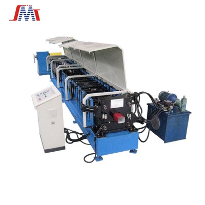 Color steel square water down pipe roll forming machine from China Smartech